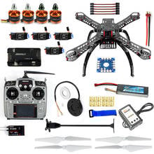 Drone quadricóptero diy, kit completo com quadro x4m380l apm2.8 gps at10 tx 2024 - compre barato