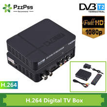 Pzzpss tv caixa dvb t2 tv digital receptor terrestre MPEG-2/-4 h. 264 suporte hdmi caixa de tv conjunto para europa/russo/columbia 2024 - compre barato