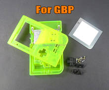 2sets for GBP Luminous Full set housing shell cover case w/ Rubber Pad Buttons Kit for gameboy pocket GBP shell buttons 2024 - buy cheap