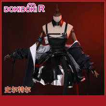 Dokidoki-r-Disfraz de Arknights para mujer, conjunto completo de disfraz de Halloween, Cosplay de Arknights, Surtr 2024 - compra barato