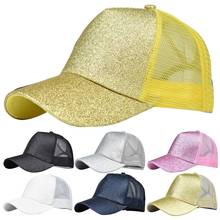 Sombrero de cola de caballo de malla Anti UV para mujer, gorra de béisbol ajustable para deportes al aire libre, gorra de béisbol deportiva, sombrero para el sol, gorras de béisbol de verano 2024 - compra barato