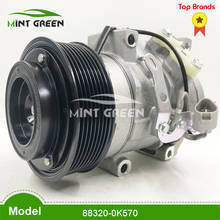 Novo compressor de ar condicionado toyota 88320-0k570 883200k570 2024 - compre barato