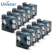 Unistar 10pcs 12mm 45013 Black on white Compatible for Dymo D1 45013 Laminated Label Tapes for LM 160 280 Label Maker 2024 - buy cheap