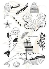 Octopus shark clear Stamp Transparent seal for DIY scrapbooking/Card Making  c579 2024 - buy cheap