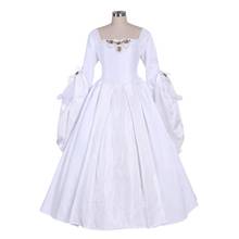 Cosplaydiy  Queen Cosplay Costume Anne of the Thousand Days Tudor Period dress Anne Boleyn white Dress L320 2024 - buy cheap