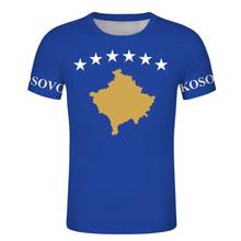 Camiseta personalizada para hombre, camisa con emblema de Serbia, Albania, negra, joven, informal, Color sólido 2024 - compra barato