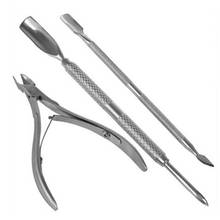 Nail Tools Exfoliating Tool Set Dead Skin Cut Dead Leather Fork Push Cuticle Nipper with Cuticle Pusher Durable Manicure Tool 2024 - buy cheap