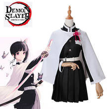 2020 New  Anime Cosplay Demon Slayer: Kimetsu no Yaiba Tsuyuri Kanawo Women Halloween Costume Anime Kimetsu no Yaiba Cosplay 2024 - buy cheap