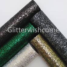 Glitterwishcome-Tela de cuero de imitación de piel sintética, láminas de piel sintética, tela de vinilo para lazos, tamaño A4, 21x29cm, GM5012A 2024 - compra barato