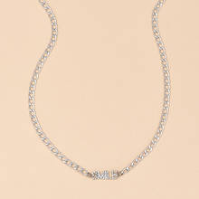 Ожерелье женское с металлической текстурой, в готическом стиле 2024 - купить недорого