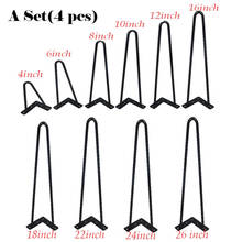 4 шт. 4-26 дюймов металлическая шпилька, настольная ножка стола, твердая железная проволока, опорная ножка для дивана, шкафа, стульев, ручной работы, мебельная фурнитура 2024 - купить недорого