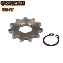 420 Chain 11T 17MM 20mm Front Engine Sprocket Cog Fit Motorcycle ATV Gokart 50cc 70cc 90cc 110c 125cc Pit Dirt Bike 2024 - buy cheap