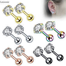 Leosoxs-pendientes de hueso del oído, Piercing de acero inoxidable para el cuerpo, joyería, 2 piezas 2024 - compra barato