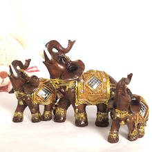 Estatua de elefante Feng Shui de la suerte, escultura de tronco, estatuilla de la riqueza, regalo de piedra Natural tallada, decoración del hogar, artesanías de animales de escritorio 2024 - compra barato