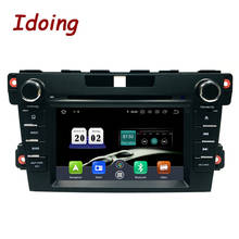 Idoing 2din volante android 10.0 apto mazda cx-7 cx 7 cx7 carro dvd player 8 núcleo 4g + 64g navegação gps ips tela wifi obd2 2024 - compre barato