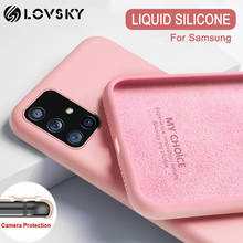 Soft Liquid Silicone Case For Samsung Galaxy S20 S10 S8 S9 Plus A50 A51 A70 A71 A10 A20 A30 A50s A21s A31 Note 20 10 8 9 Cover 2024 - buy cheap