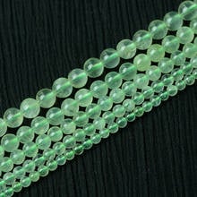 4-8mm Natural Green Prehnites Stone Beads Round Loose DIY Beads For Jewelry Making Beads Accessories 15'' Women Men DIY Gift 2024 - buy cheap