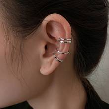 Todorova 1pcs Korean Fashion Small Earrings Without Piercing Geometric Ear Cuff Minimalist Cartilage Earrings For Women Jewelry 2024 - buy cheap