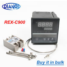 Interruptor do controlador de temperatura REX-C900 rex c900 relé de estado sólido ssr saída universal entrada k tipo termopar 220v ~ 240v 2024 - compre barato