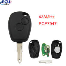 2 Buttons Remote Control Key Fob 433MHz for  With PCF7947 Chip 2024 - buy cheap