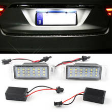 Auto License Plate Lamps for Chevrolet Cruze Camaro 2010 2011 2012 2013 Error Free Number Plate Led Light 2024 - buy cheap