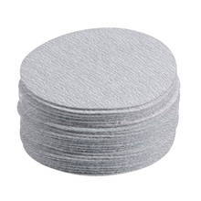 uxcell 30 Pcs 3-Inch Aluminum Oxide White Dry Hook and Loop Sanding Discs Flocking Sandpaper 240 Grit 2024 - buy cheap