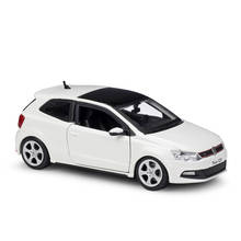 Bburago 1:24 VW Volkswagen Polo GTI Mark 5 Alloy Luxury Vehicle Diecast Pull Back Car Model Goods Toy Collection 2024 - buy cheap