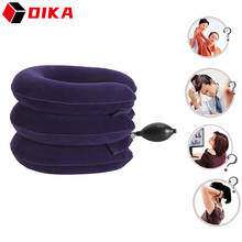 Air Inflatable Cervical Collar Neck Traction Support Massage Pillow Pain Relief Relax Health Care Neck Head Stretcher Household 2024 - buy cheap