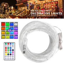 LED String Light Silver Wire Fairy Warm White Garland Home Christmas Wedding Party Decoration NEW Year Lighting Lights Dropship 2024 - buy cheap