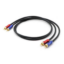 1 pair Hifi audio OFC low-noise RCA cable hi-end RCA to RCA interconnect cable 2024 - buy cheap