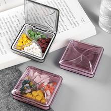 4 Grids Mini Portable Pills Packaging Box Small Medicine Storage Box Container 2024 - buy cheap