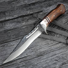 Outdoor Survival Knife Camping Hunting Knife Damascus steel Fixed Blade Knives Combat Jungle Adventure Tool 2024 - buy cheap