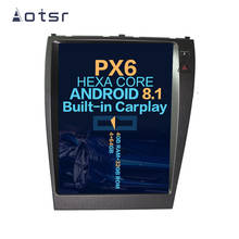 Aotsr-sistema multimídia automotivo tesla 12.1 polegadas, android 8.1, com dvd, navegação gps, para lexus es, es240, es350, es330 2007-2014 2024 - compre barato