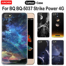 JURCHEN Case For BQ BQ-5037 Strike Power 4G 5.0" Silicone Soft Protective Cover For BQS-5037 TPU Fashion 3D Cartoon Printing Bag 2024 - buy cheap