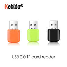 Miniadaptador USB de alta velocidad, lector de tarjeta de lectura USB 2,0 para tarjeta de memoria Flash Micro SD TF Transflash A Adaptador de colores 2024 - compra barato