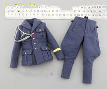 1/6 Scale D80147   German Airforce   Captain Blue Coat   and Pants Set Model   for 12''Figure Body   DIY 2024 - buy cheap