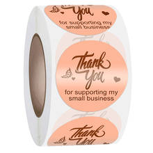 "THANK You For Your Order"Sticker For Envelope Sealing Labels Sticker Pink 500Pcs Round Adhesive  Sticker Stationery Supply 2024 - buy cheap