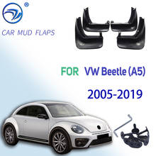 Set Molded Mud Flaps For VW Beetle (A5) 2005-2019 Mudflaps Splash Guards Front Rear Mud Flap Mudguards 2013 2014 2015 2016 2024 - buy cheap