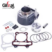 Glixal GY6 180cc Chinese Scooter Engine 61mm Big Bore Cylinder kit with Piston Kit for 4T 157QMJ ATV Go Kart Moped 2024 - buy cheap