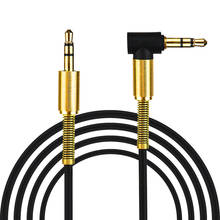 3,5 мм аудио кабель папа-папа 90 градусов правый угол Aux кабель оптовая продажа 1029 #2 2024 - купить недорого
