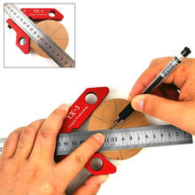 30cm Circle Center Line Scriber Finder Woodworking 45 90° Angle Line Caliber Ruler Metric Wood Measuring Tool Middle Line FInder 2024 - buy cheap