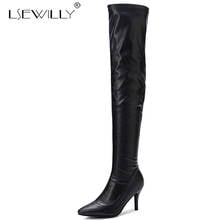 Lsewilly New Shoes Women Boots Snake High Heel Over the Knee Boots Sexy Female Autumn Winter Lady Shoes Thigh High Boots K142 2024 - buy cheap