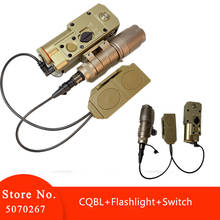 Airsoft CQBL with Flashlight and Switch Complete CNC Aluminum Waterproof IR Laser red Laser Beam Adjustable CQBL+EX191+EX177 2024 - buy cheap