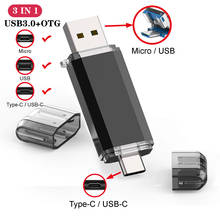 New USB 3.0 TYPE C USB Flash Drive OTG Pen Drive 512GB 256GB 128GB 64GB 32GB 16GB USB Stick 3 in 1 High Speed Pendrive 2024 - buy cheap