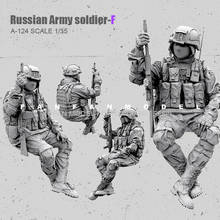 1/35(50mm) Resin Figure Kits Russian Modern Special Forces soldier self-assembled A-124 2024 - buy cheap