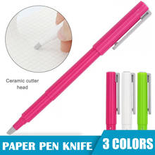 New Hot Paper Pen Cutter Ceramic Mini Paper Cutter Ceramic Tip No Rust Durable USJ99 2024 - buy cheap