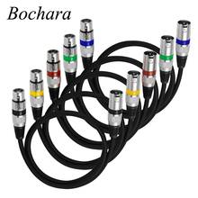 Bochara 3Pin XLR Cable Male to Female M/F jack Audio Cable For Microphone Mixer 1m 1.8m 3m 4.5m 5m 6m 7.6m 10m 15m 20m 2024 - buy cheap