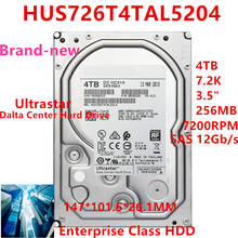 Novo original hdd para wd 4tb 7.2k 3.5 "sas 12 gb/s 256mb 7200rpm para o disco rígido interno para a empresa hdd para hus726t4tal5204 2024 - compre barato