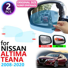 Espejo retrovisor de cubierta completa, accesorios de película antiniebla a prueba de lluvia, para Nissan Altima Teana J32 J33 J34 2008 ~ 2020, 2009 2014 2024 - compra barato