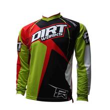 Camiseta para bicicleta de montaña para hombre, camiseta de ciclismo de descenso, MTB, maillot de bicicleta de motocross 2024 - compra barato